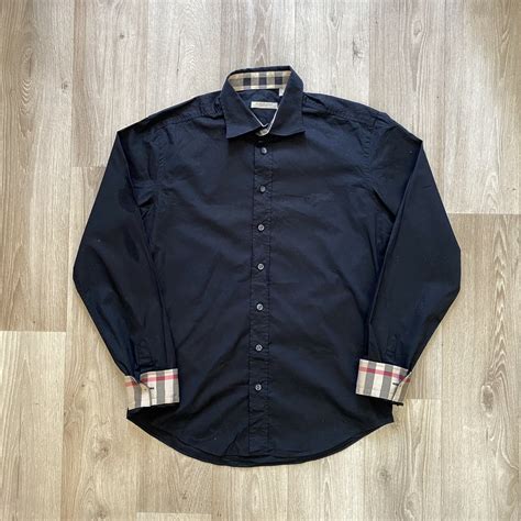 burberry long print shirt|burberry button up shirt.